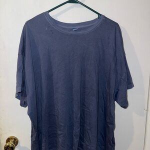 Old Navy Women's Slate Blue Short Sleeve Tee